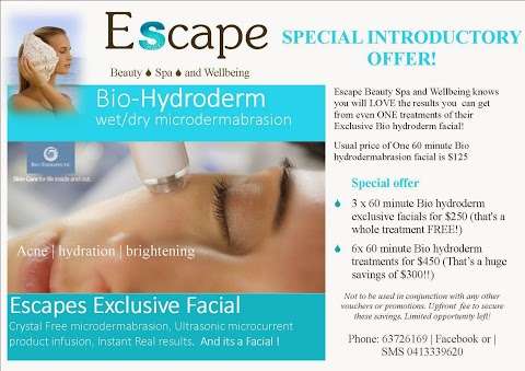 Photo: Escape Beauty Spa & Wellbeing